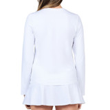 Sofibella White Lotus Long Sleeve Top - White