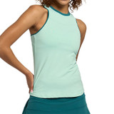 Lija Match Point Gracey Tank Top - Electric Mint/Everglade