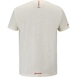 Babolat Exercise Message Tee Shirt - Cannoli Cream
