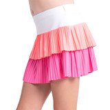 Lucky in Love Essentials Girls Doubles Pleated Skirt - Taffy