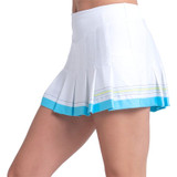 Lucky in Love Lavish Lane Victory Skirt - White/Blue