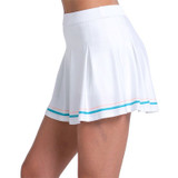 Lucky in Love Making Waves Rising Tide Skirt - White