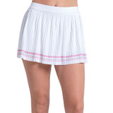 Lucky in Love Weave It To Me Woven Strokes Skirt - White