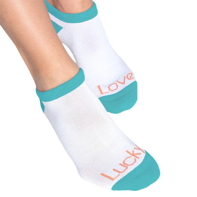 Lucky In Love Making Waves Sock - Scuba