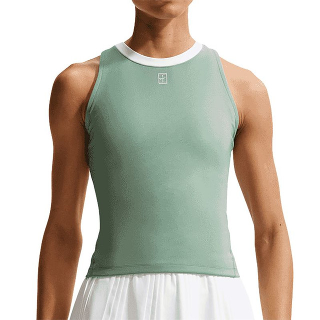 Nike Court Advantage Tank Top - Steam Green/White