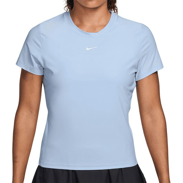 Nike Dri Fit Victory Short Sleeve Top - Hydrogen Blue/White