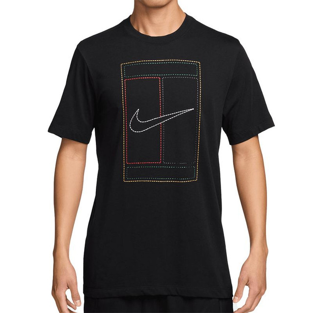 Nike Court Heritage Tee Shirt - Black