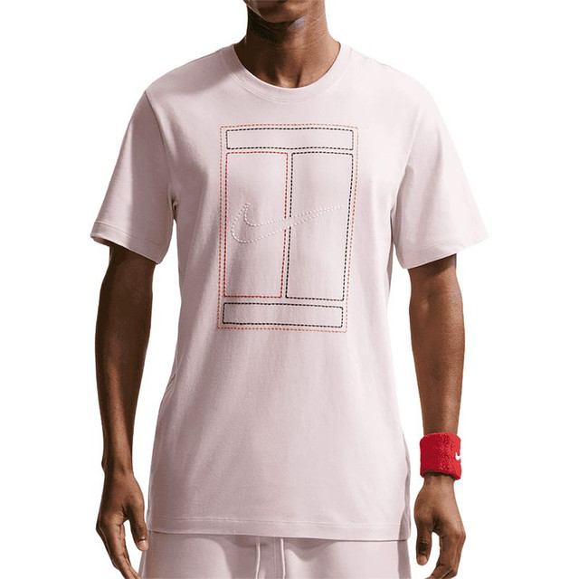 Nike Court Heritage Tee Shirt - Silt Red