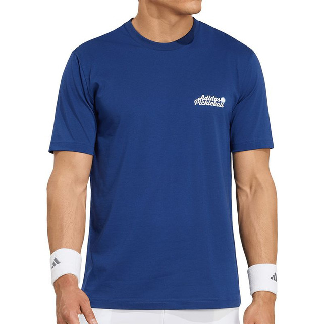 adidas Pickleball Graphic Tee Shirt - Dark Blue