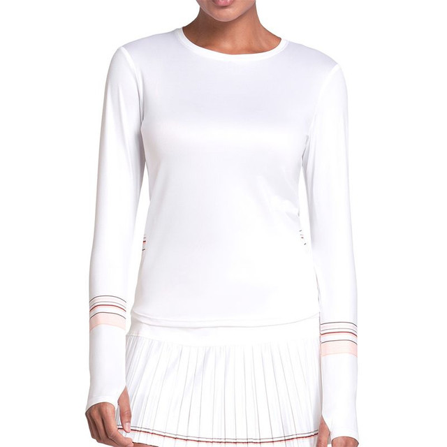 K Swiss Accelerate Long Sleeve Top - Peach Frost