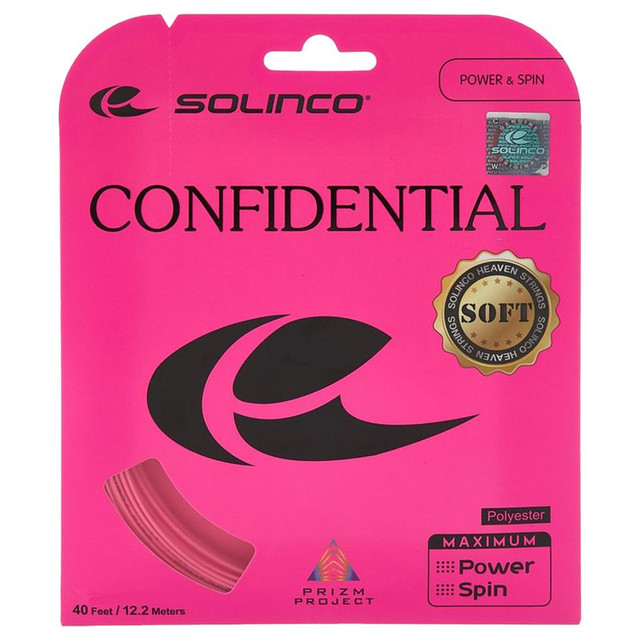 Solinco Confidential Soft 18G Pink Tennis String