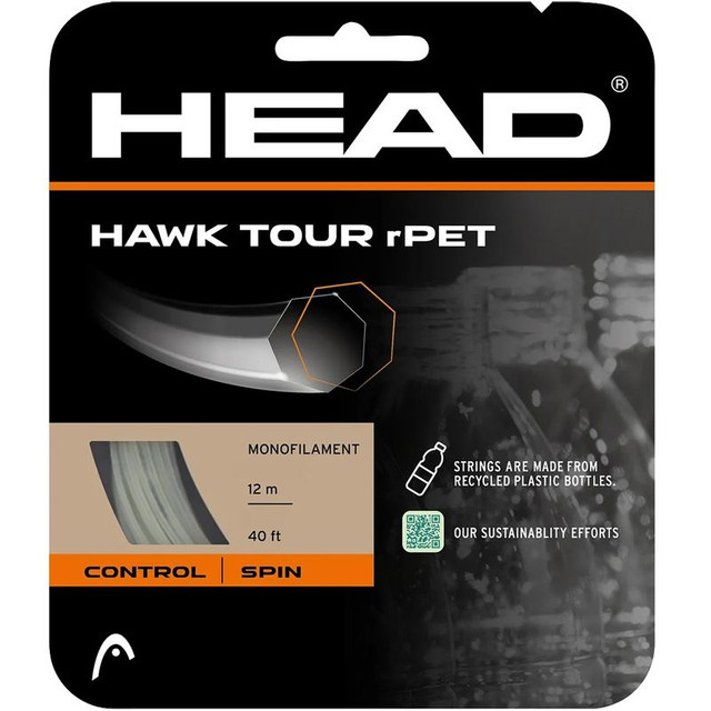 Head Hawk Tour rPET 17G Natural Tennis String