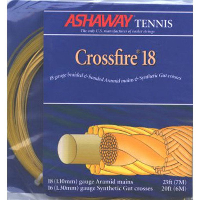 Ashaway *HYBRID* Crossfire 18G Tennis String
