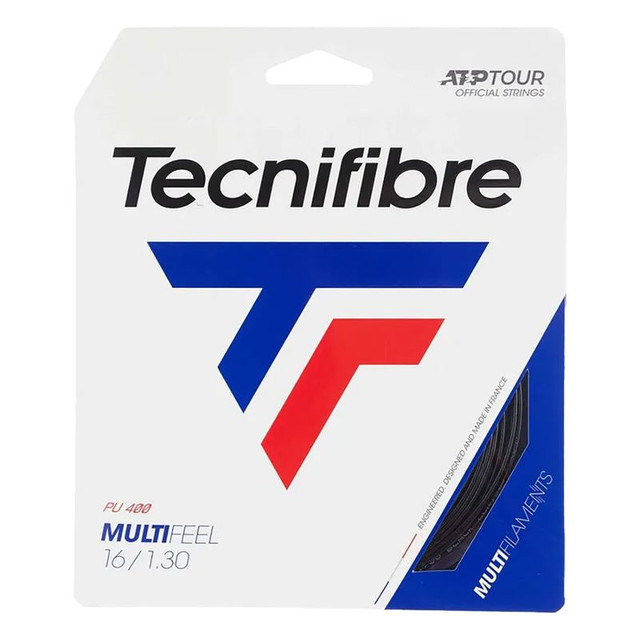 Tecnifibre MultiFeel 16G Black Tennis String