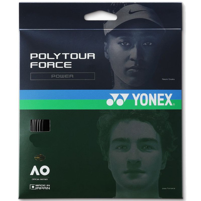 Yonex POLYTOUR FORCE 120 17G Black Tennis String