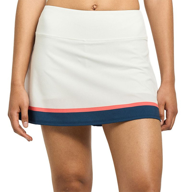 Lija Club Edit Master Skirt 13 inch - White/Coral Reef/Night