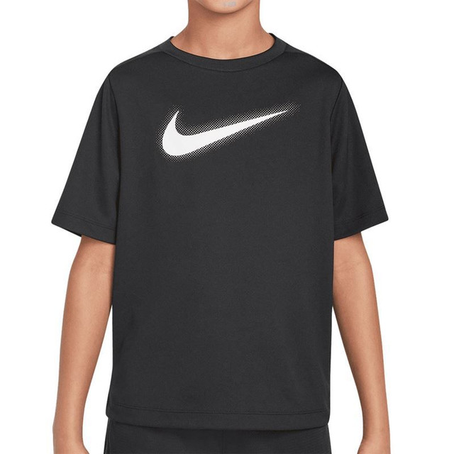 Nike Boys Dri Fit Short Sleeve Shirt - Black/White - FINAL SALE