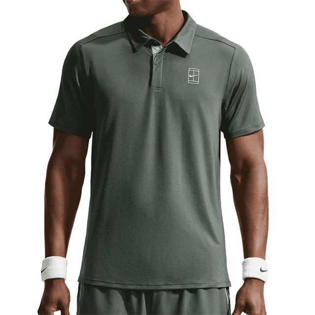 Nike Court Advantage Polo - Camo Green/Cucumber Calm