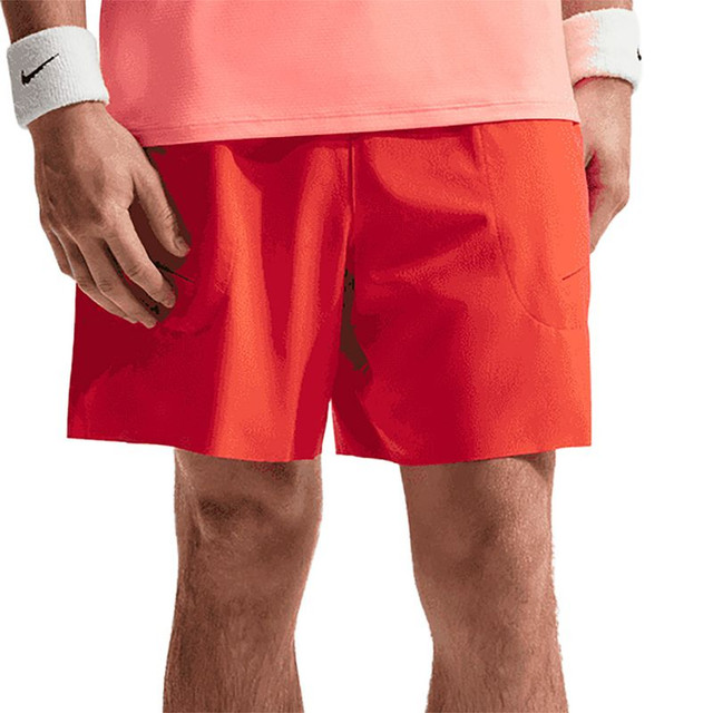Nike Court 6 inch Advantage Short - Picante Red/Atomic Pink