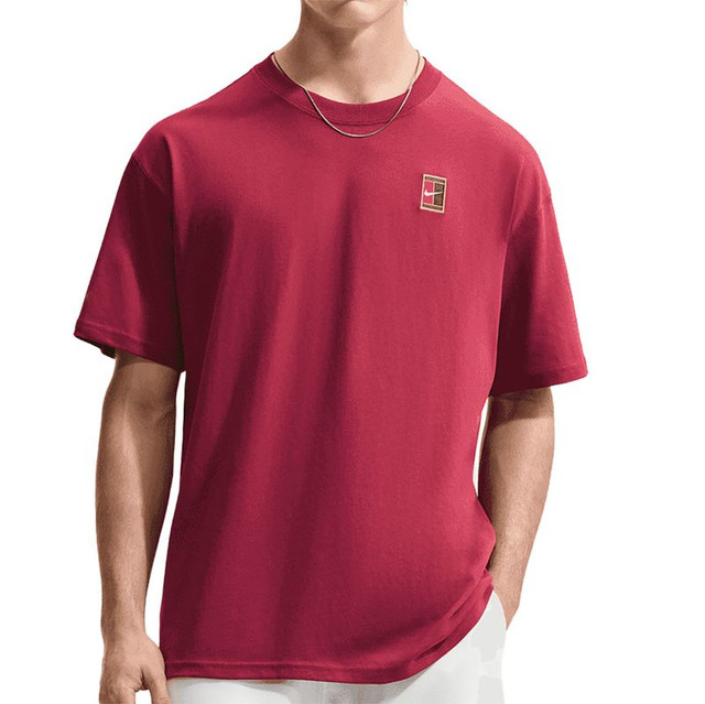 Nike Court Heritage Tee Shirt - Team Red