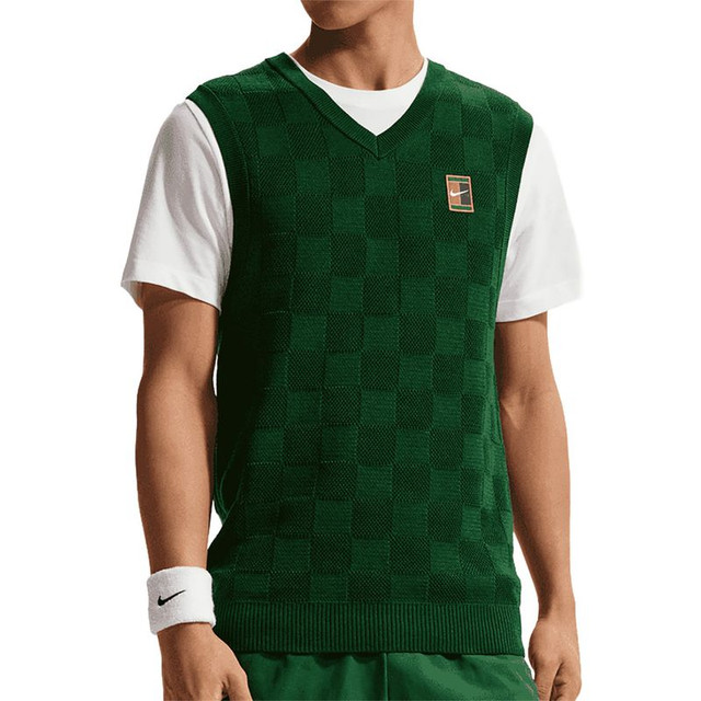 Nike Court Dri Fit Slam Sweater Vest - Gorge Green
