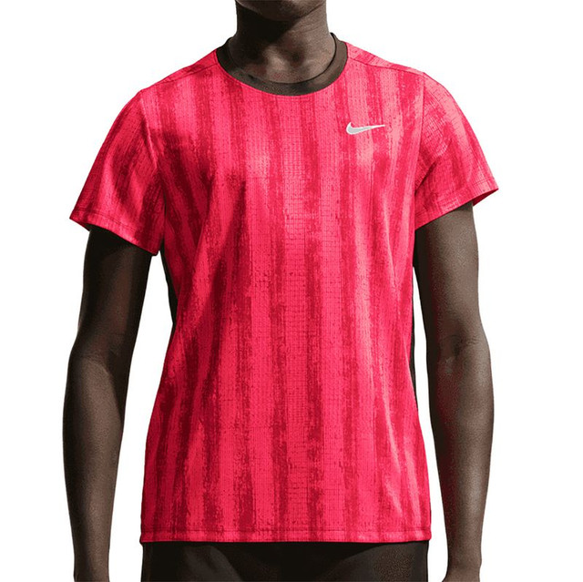Nike Court Printed Victory Crew - Team Red/Black/White