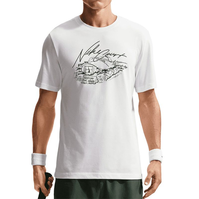 Nike Court Dri Fit London Tee Shirt - White