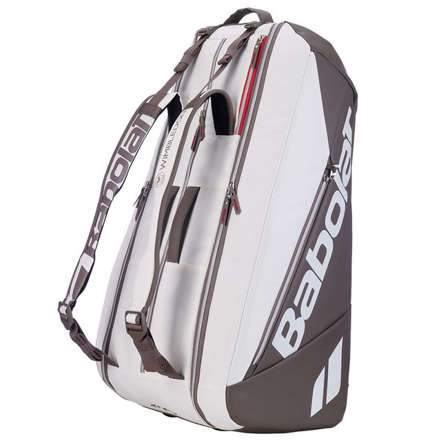 Babolat Pure Drive Wimbledon RH9 Tennis Bag - White/Grey