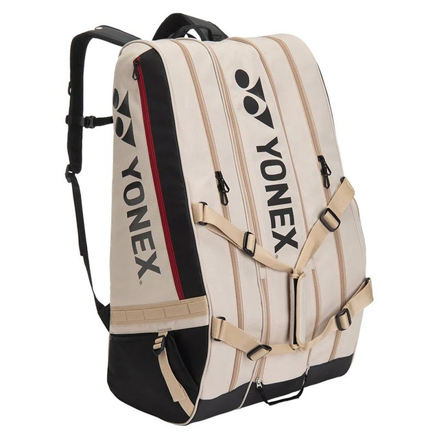 Yonex Gearlogic Racquet 12 Pack Tennis Bag - Beige
