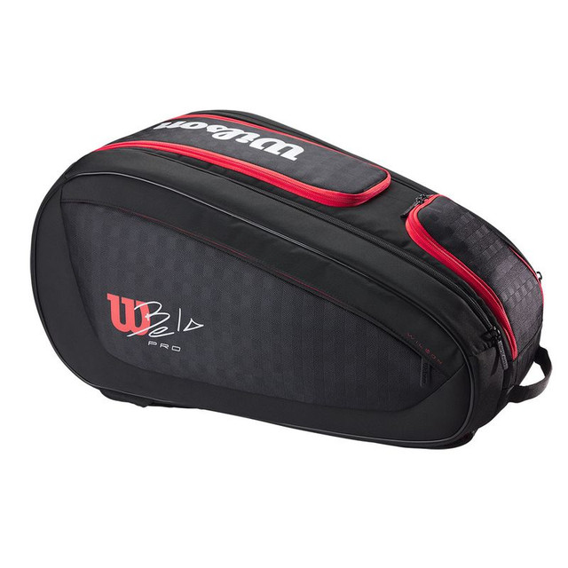 Wilson Bela V3 Padel Racket Bag - Black/Red