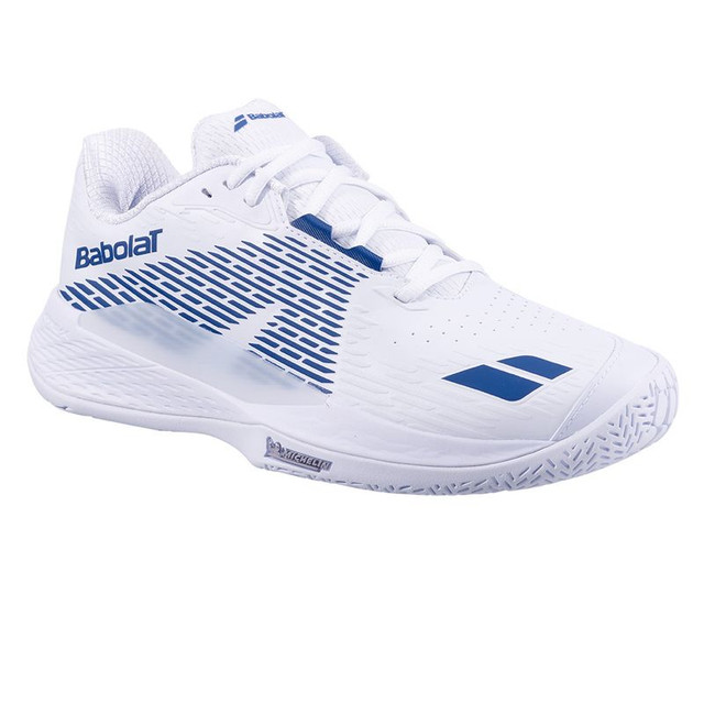 Babolat Propulse Storm All Court Mens Tennis Shoe - White/Dark Blue