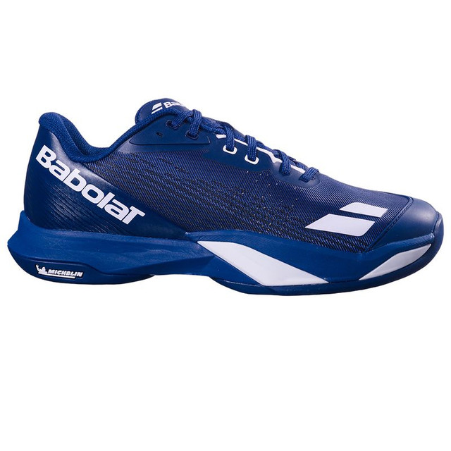 Babolat Jet Mach 4 All Court Mens Tennis Shoe - Dark Blue/White
