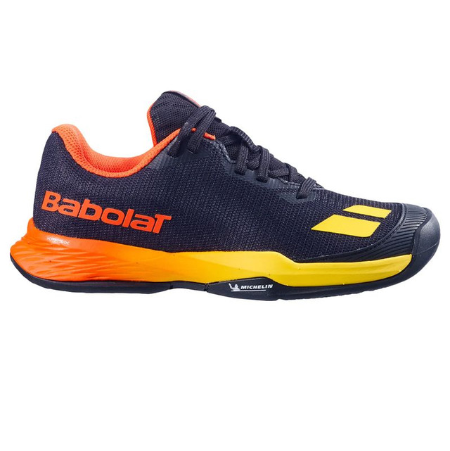 Babolat Jet Mach 3 All Court Junior Tennis Shoe - Black/Sunset