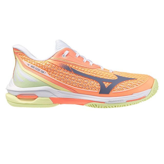 Mizuno Wave Exceed Tour 7 Womens Tennis Shoe - Flamingo Coral/Wild Wind