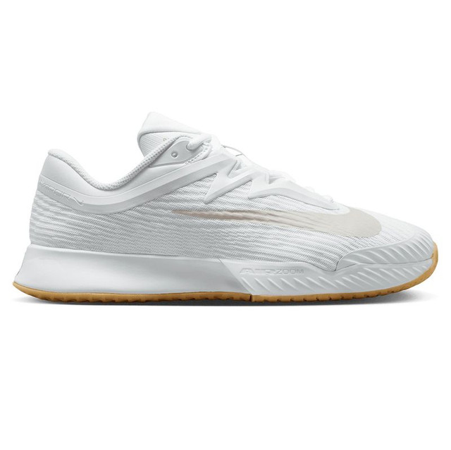 Nike Zoom Vapor Pro 3 Womens Tennis Shoe - White/Lt Orewood/Gum Yellow