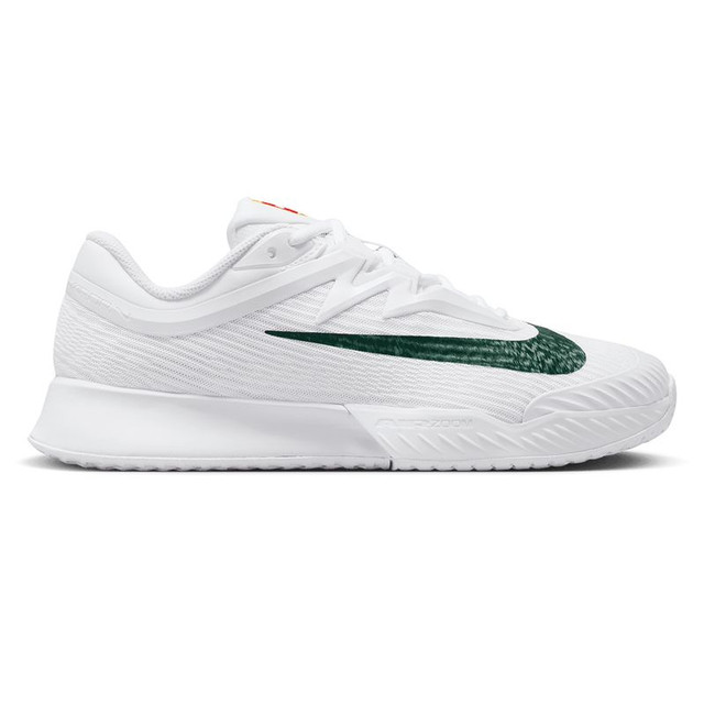 Nike Vapor Pro 3 Premium Womens Tennis Shoe - White/Gorge Green/University Gold
