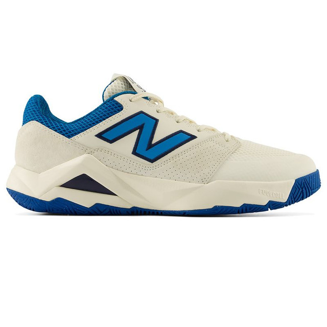 New Balance Coco Delray (2E) Mens Tennis Shoe - Angora/Blue