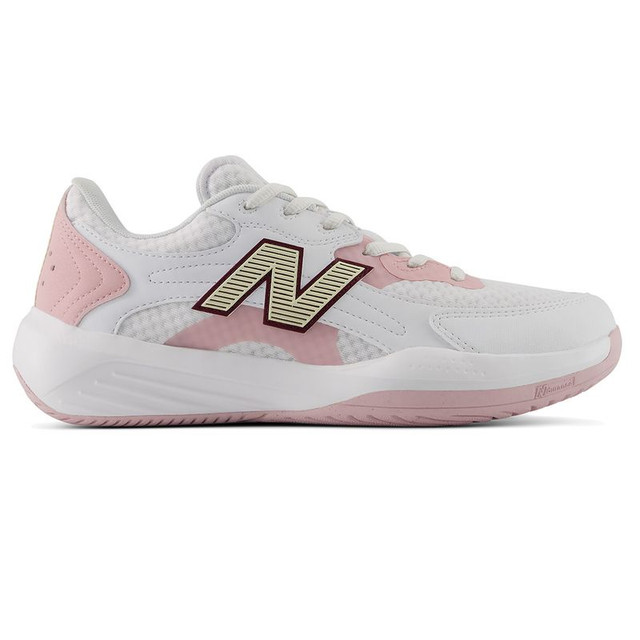 New Balance 696v7 Womens (B) Tennis Shoe - White/Pink