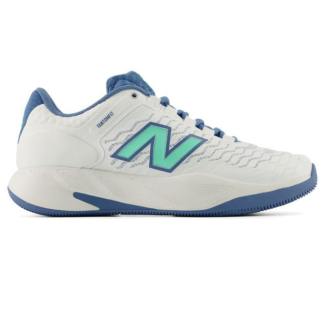 New Balance CT-Rally v2 (B) Womens Tennis Shoe - White/Blue