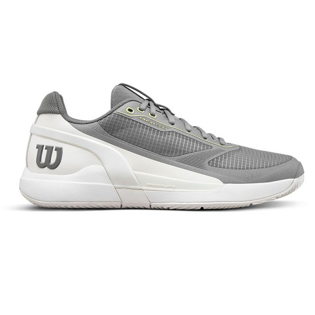 Wilson Rush Pro 5 Mens Clay Tennis Shoe - Titanium/Snow White/Black