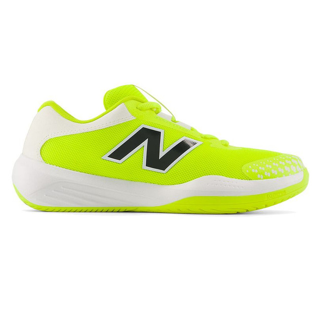 New Balance Junior 996v6 Tennis Shoe - Sea Salt/Alkaline Green - Final Sale
