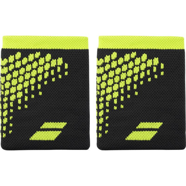 Babolat Aero Logo Jumbo Wristband - Aero/Grey