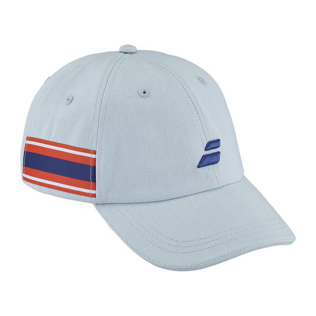 Babolat Cotton Hat Mens - White/Illusion Blue