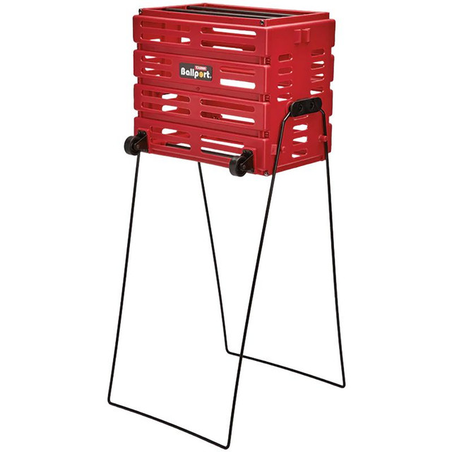 Tourna Ballport 80 Deluxe With Wheels Red Tennis Hopper