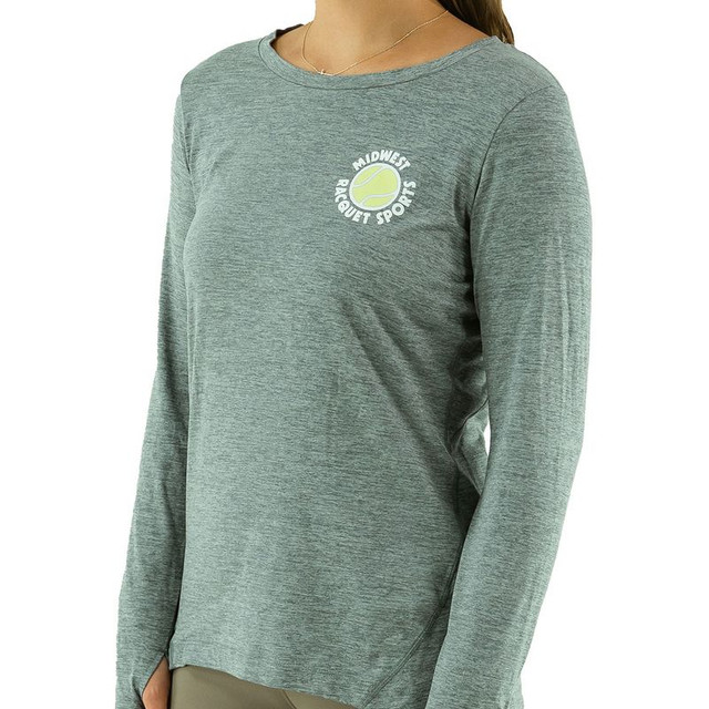 Midwest Racquet Sports Performance Long Sleeve - Grey Heather