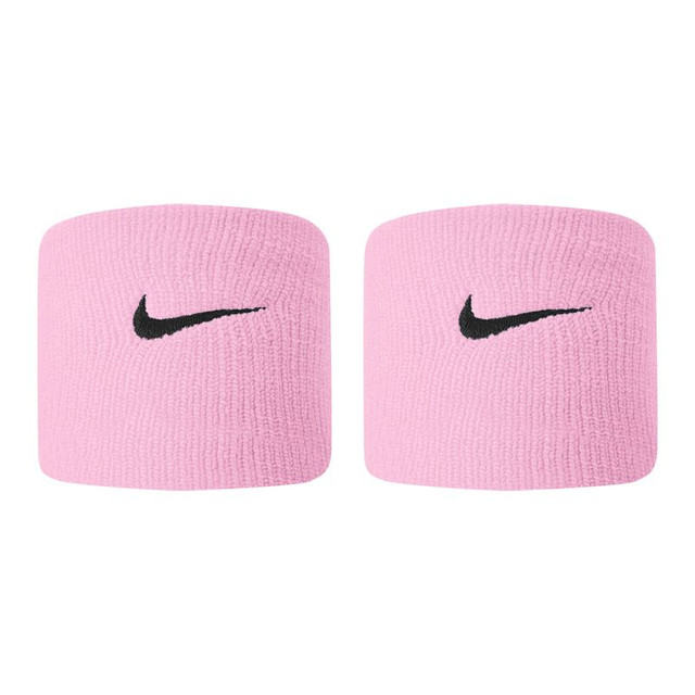 Nike Tennis Premier Wristbands - Pink Rise/Black