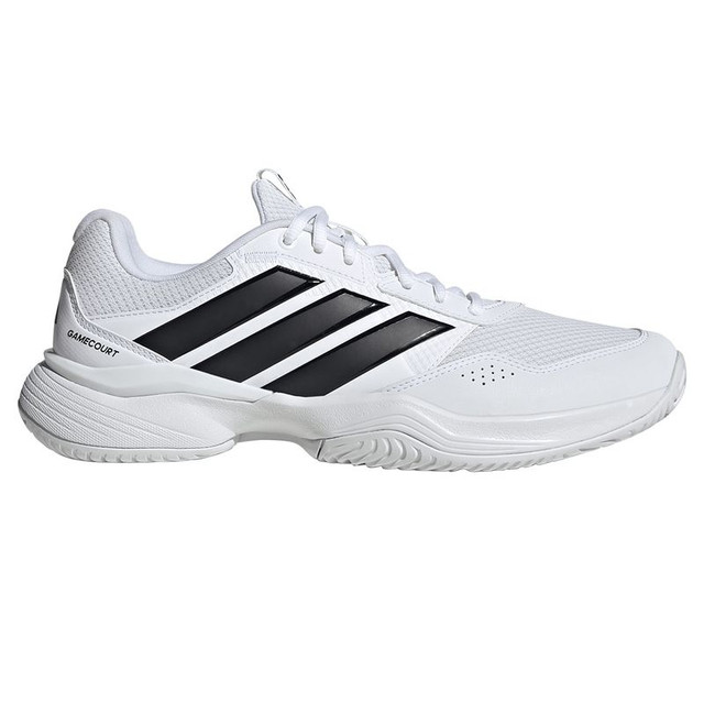 adidas Gamecourt 3 Mens Tennis Shoe - White/Core Black/Core Black