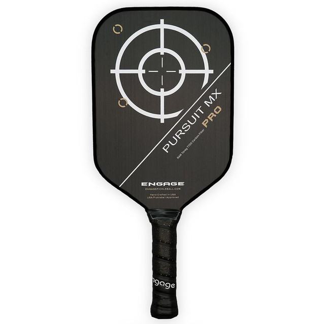Engage Pursuit Pro MX Black Pickleball Paddle