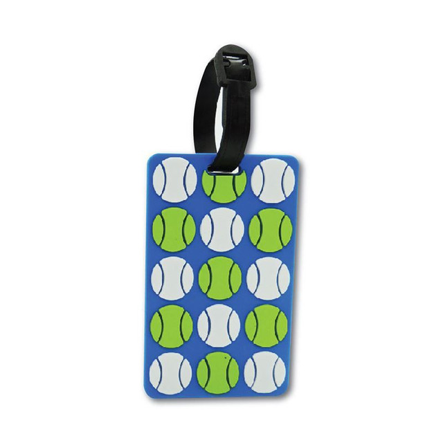 Racquet Inc Tennis Balls Bag Tags - Blue/Green