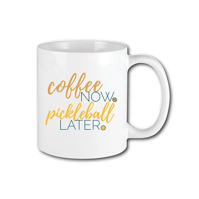 Racquet Inc Pickleball Later Mug - White/Orange